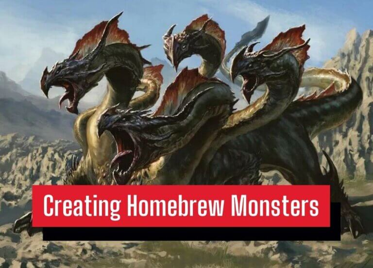 Creating Homebrew Monsters