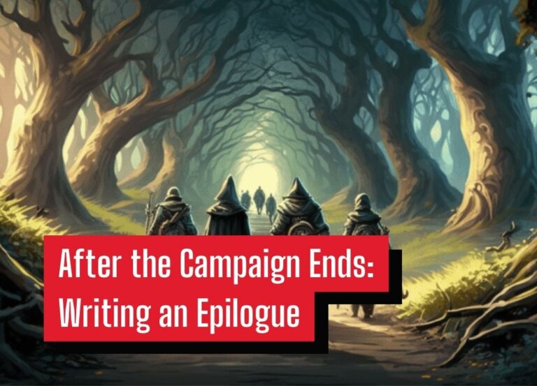 After the Campaign Ends: Writing an Epilogue
