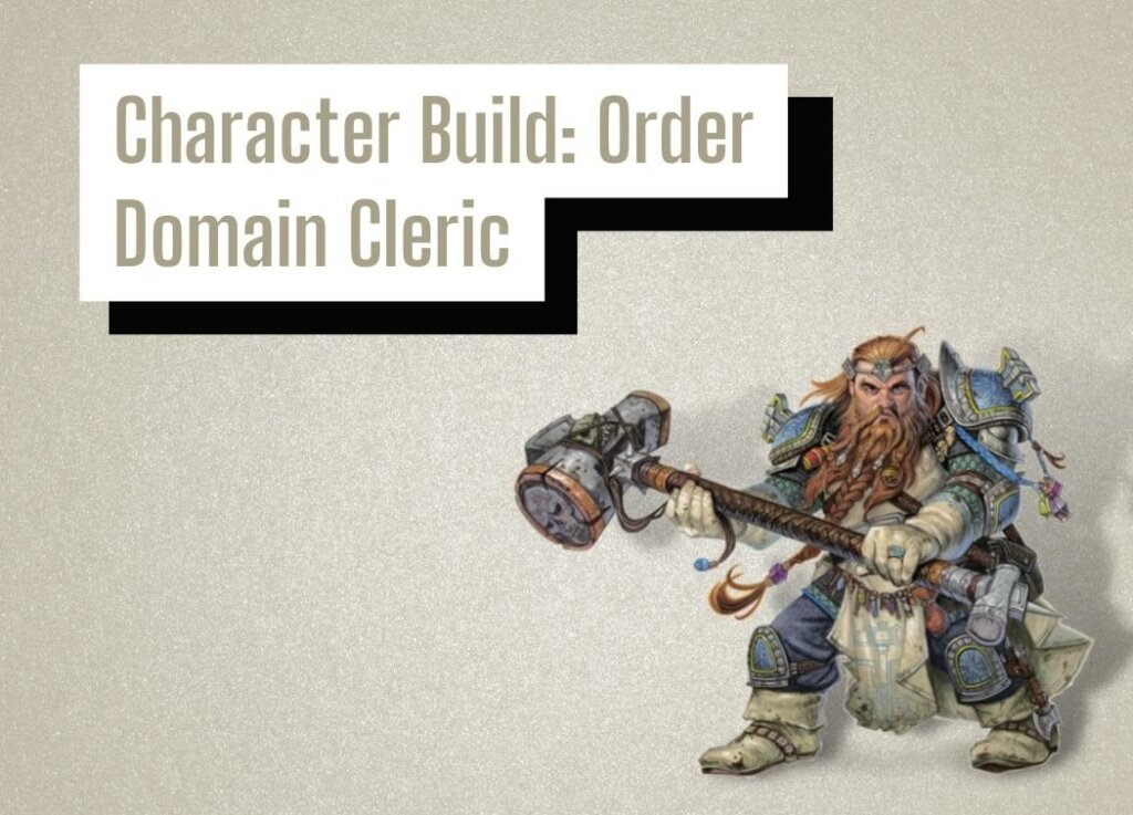 Character Build Order Domain Cleric