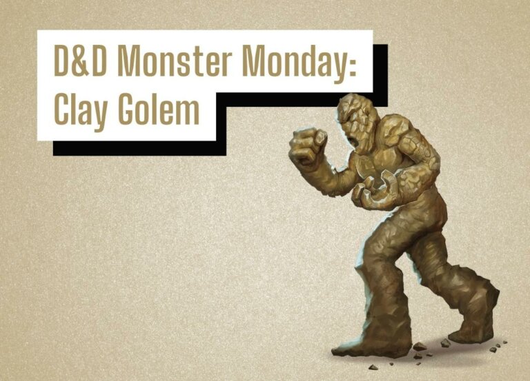 D&D Monster Monday: Clay Golem