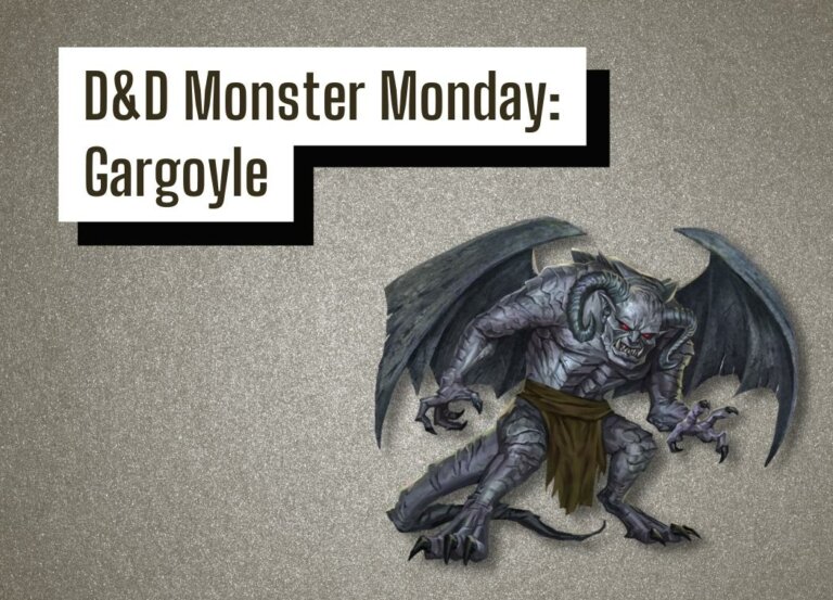 D&D Monster Monday: Gargoyle