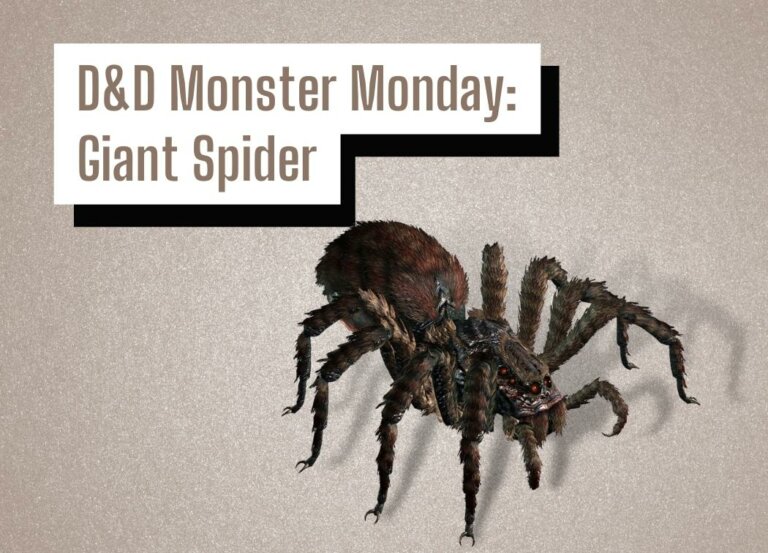 D&D Monster Monday: Giant Spider