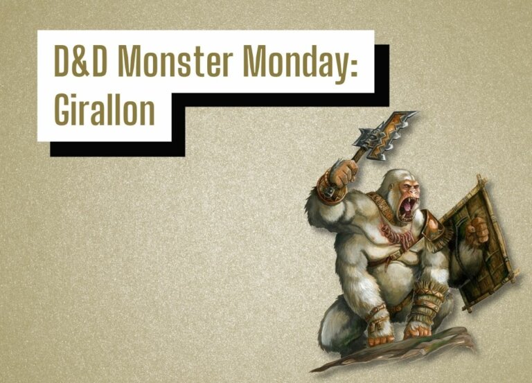 D&D Monster Monday: Girallon
