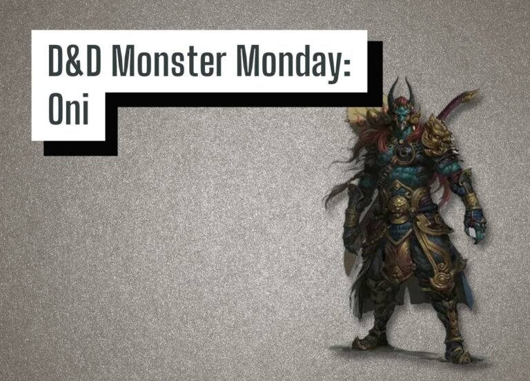 D&D Monster Monday: Oni