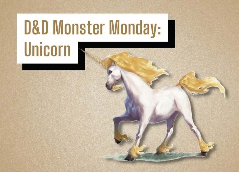 D&D Monster Monday: Unicorn