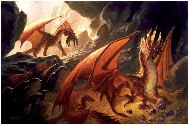 D&D 5e Red Dragon Lair Actions