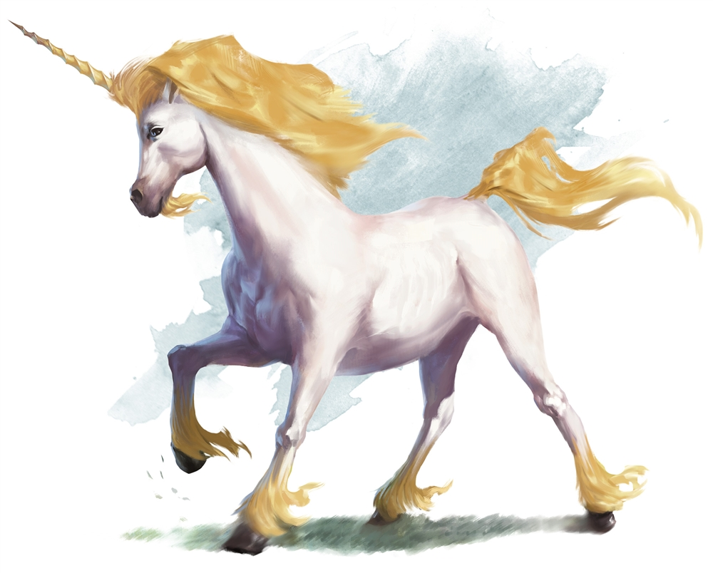 DnD 5e unicorn art