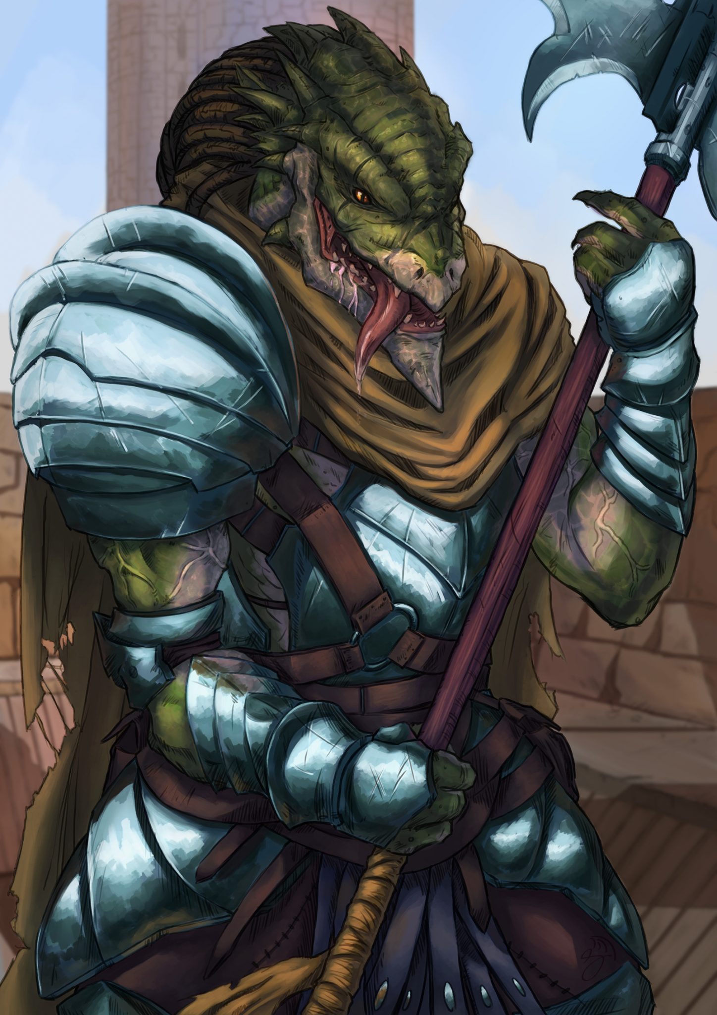 dragonborn great weapon master fighter