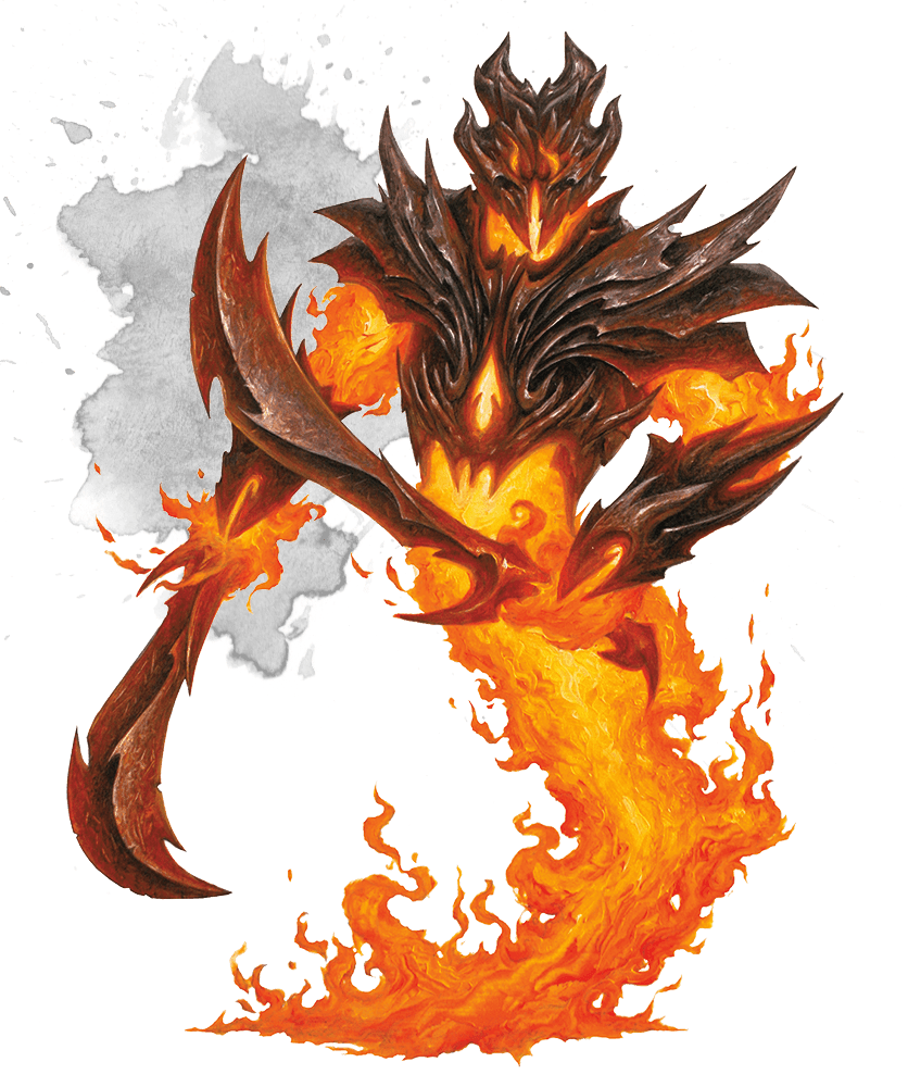 fire elemental myrmidon artwork
