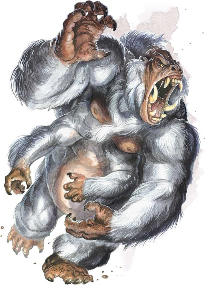 girallon 5e artwork from volo's guide to monsters
