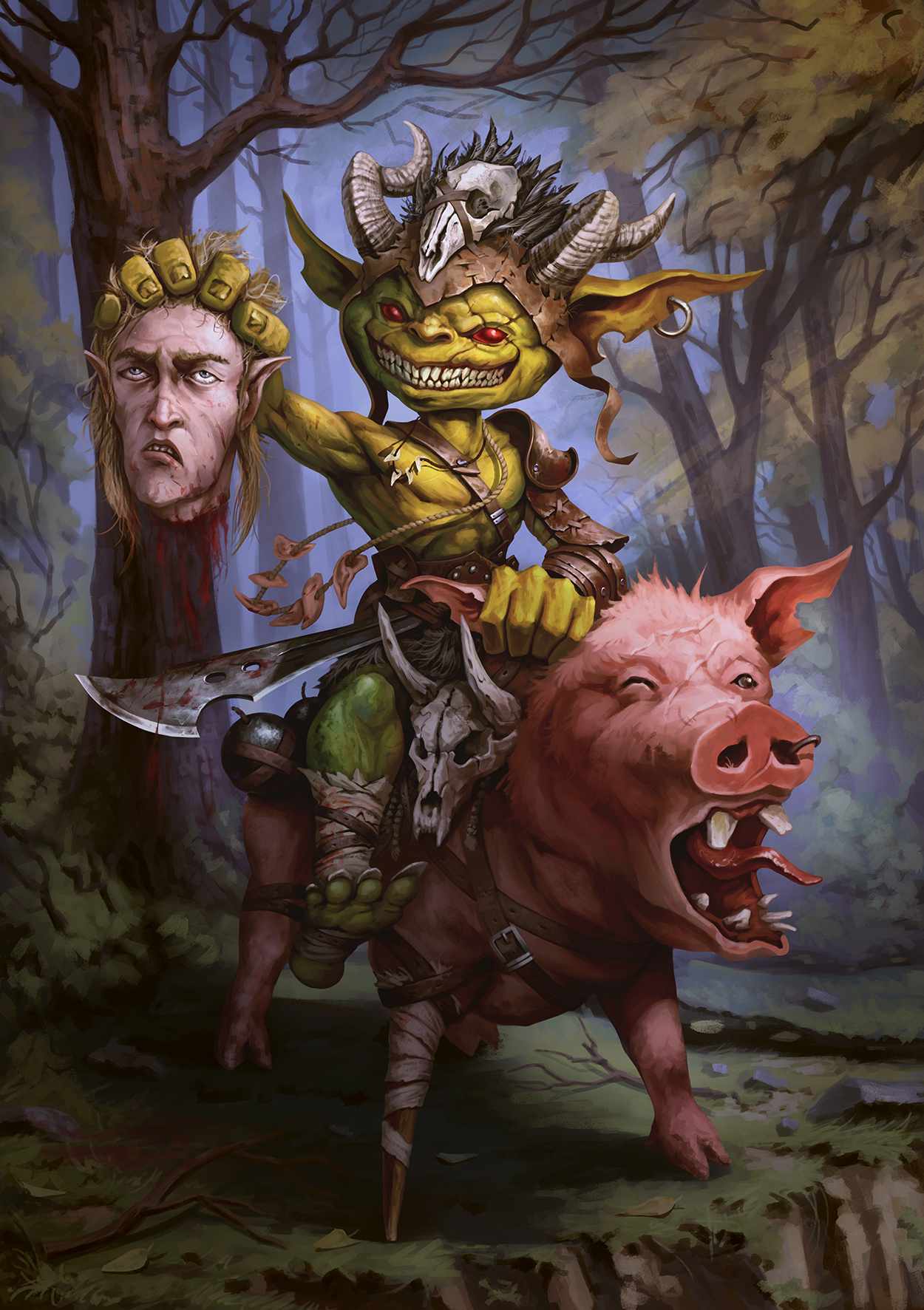 goblin pig rider Dungeons and Dragons 5th Edition
