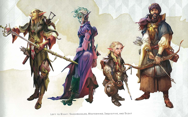 rogue archetype art from Xanathar's Guide to Everything