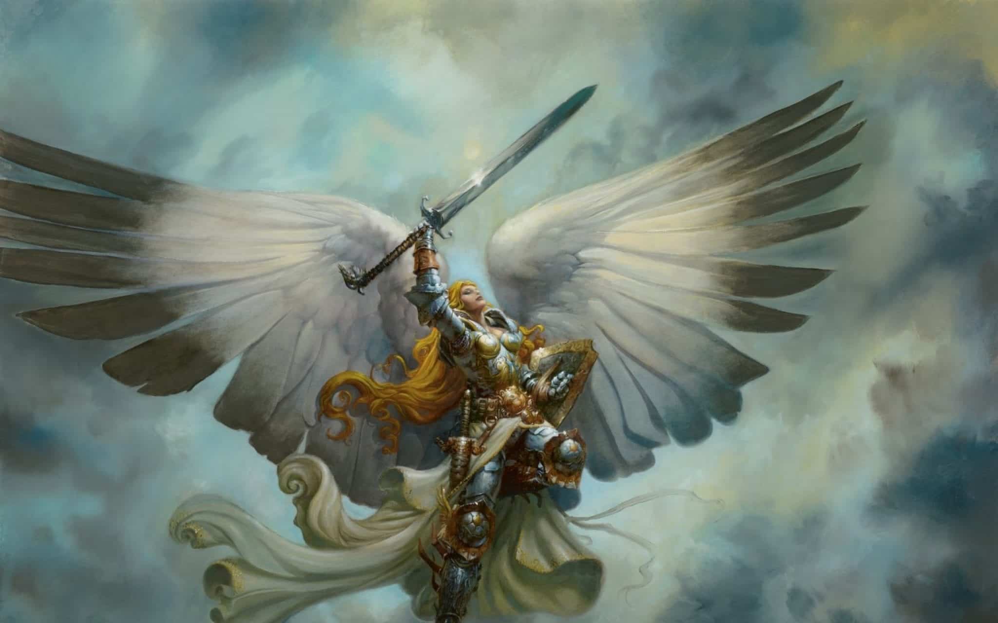serra angel magic the gathering battleforce angel