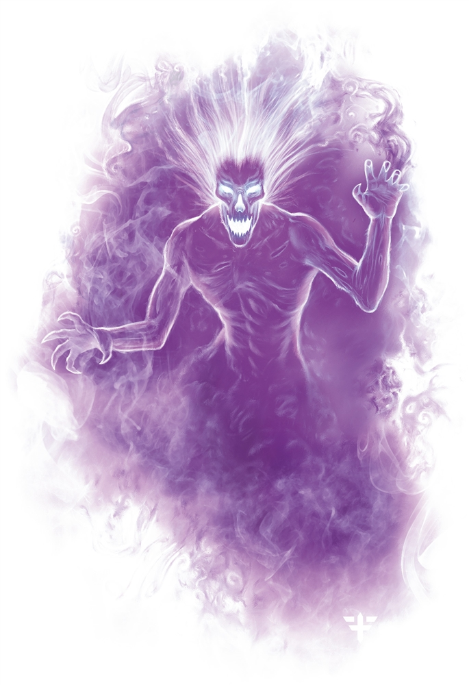 specter artwork from the 5e monster manual. It's very purple