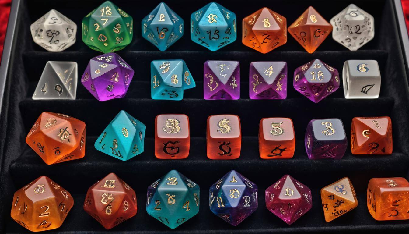 Customized DND dice collection