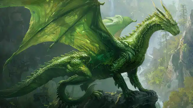 Young Green Dragon in Dungeons & Dragons 5th Edition: A Cunning Foe