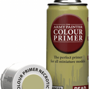 Necrotic Flesh Colour Primer Spray — 400 ml Fast-Dry Acrylic Basecoat for Miniature Models & Wargaming Armies